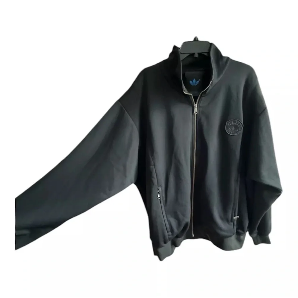 $250 ADIDAS CLUB BLUE VERSION TRACK JACKET Rare! XL Standup Collar Full Zip